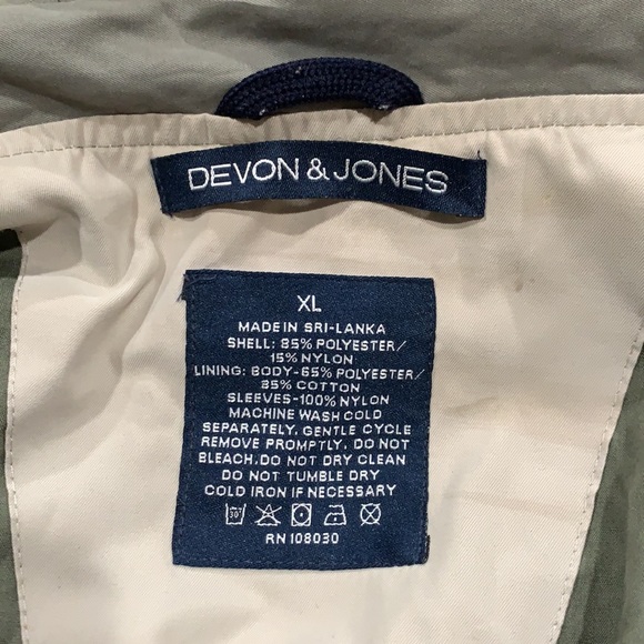Devon & Jones Jacket  size XL - Picture 9 of 9